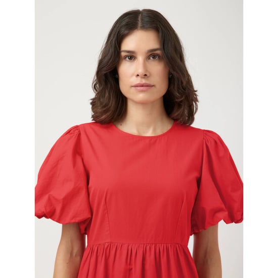 YAS Colea ss ankle dress s. noos fiery red - Image 4
