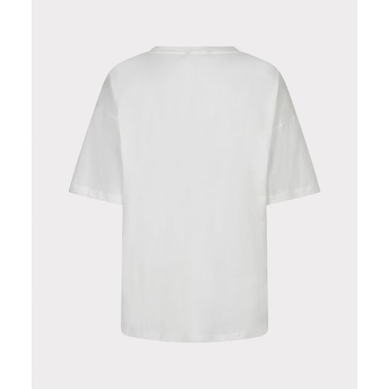 Esqualo T-shirt f26-05536 offwhite/merlot - Image 2