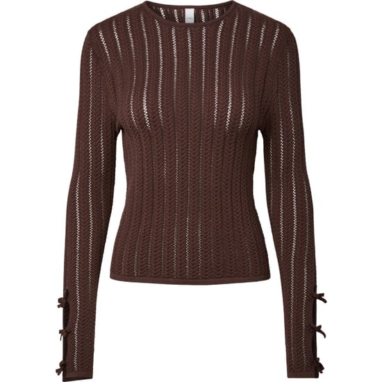 YAS Norla ls knit pullover s. coffee bean - Image 1