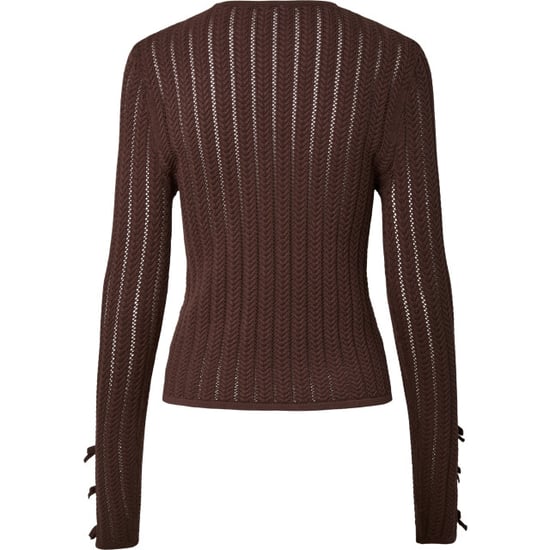 YAS Norla ls knit pullover s. coffee bean - Image 2