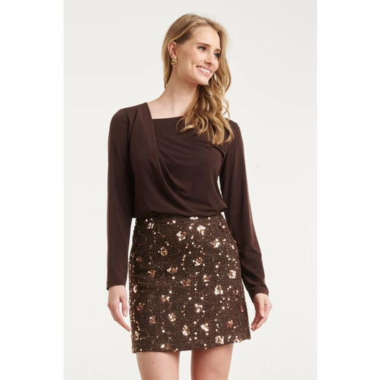 Smashed Lemon Top met asymmetrische halslijn | - Image 3