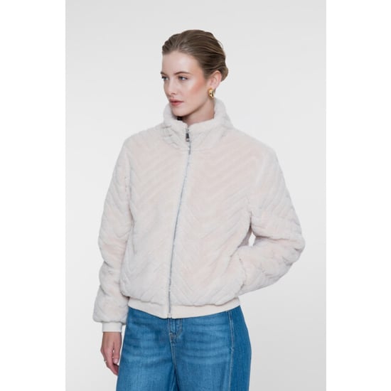 Geisha jacket fake fur zigzag 69526-19 10 off-white - Image 4