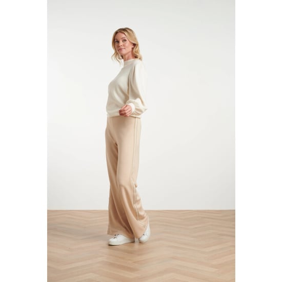 Smashed Lemon Wide leg broek met comfortabele tailleband | - Image 5