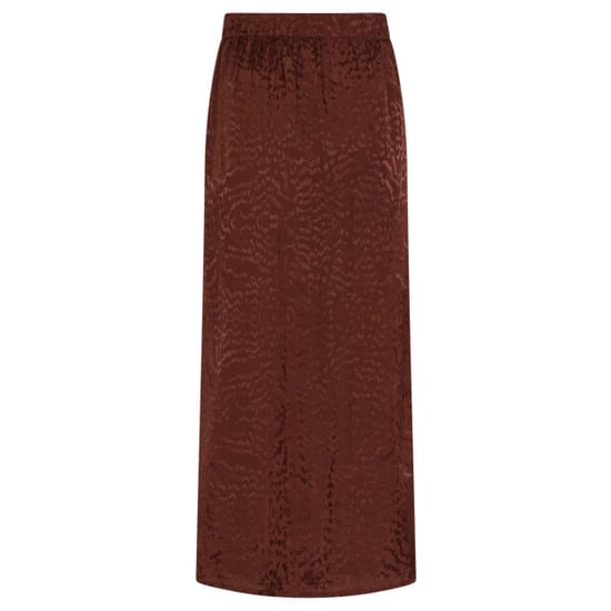 Smashed Lemon Satijnen midi rok met subtiel animal patroon | - Image 6