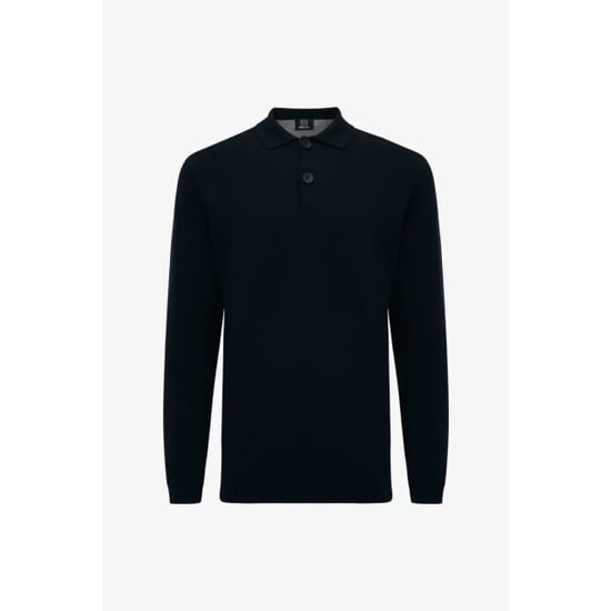 Genti Longsleeve button polo - Image 1