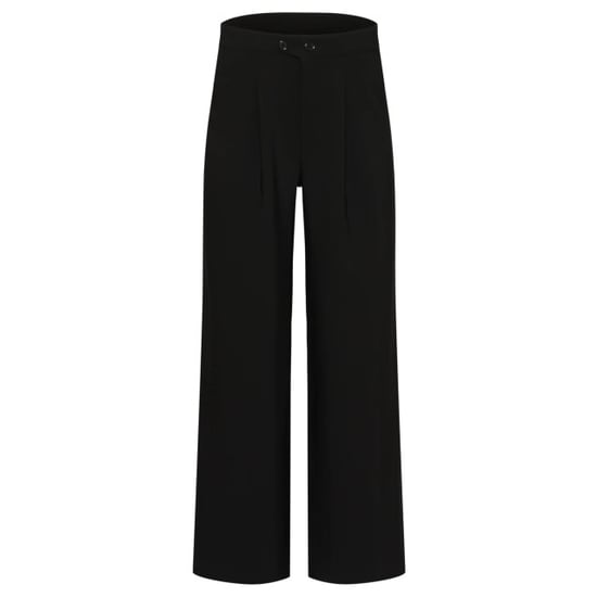 Smashed Lemon Zwarte wide leg pantalon | - Image 5