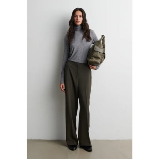 Second Female 58928 fique classic trousers 8004 black olive - Image 5