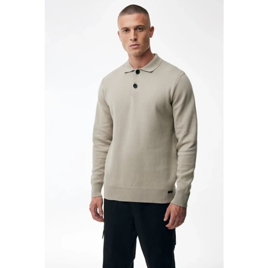 Genti Longsleeve button polo off - Image 3