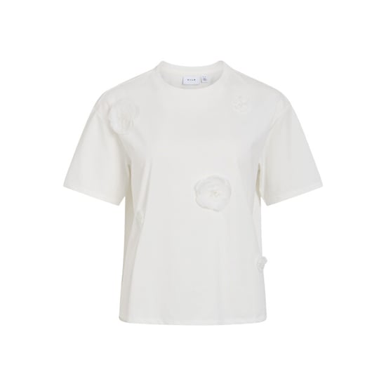 Vila Vivarzima flower o-neck s/s t-shirt - Image 1