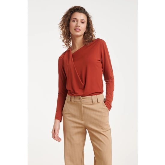 Smashed Lemon Top met asymmetrische halslijn | - Image 1