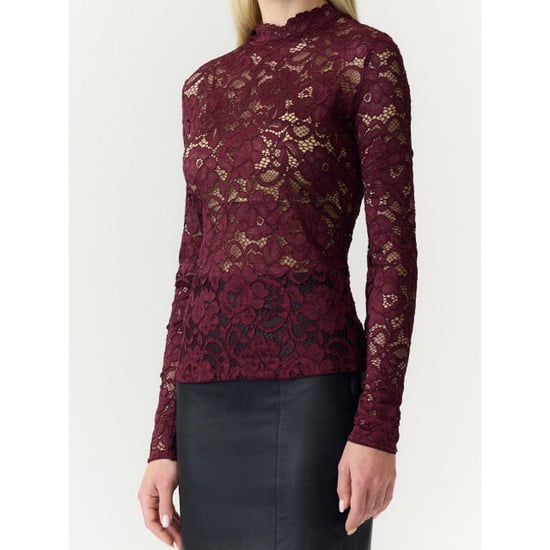 YAS Lacey ls lace top s. noos port royale - Image 2
