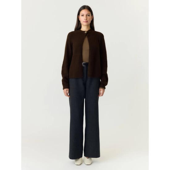 YAS Enya ls knit cardigan s. coffee bean/melange - Image 6