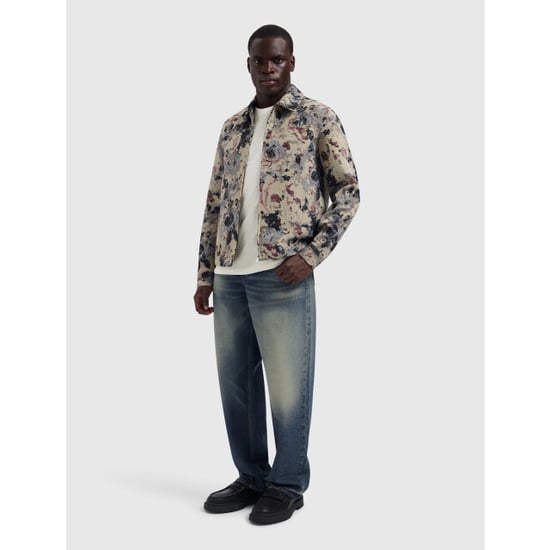 Pure Path Jacquard flower full-zip overshirt - Image 5