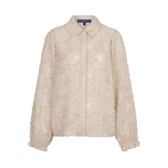 Red Button Rb blouse fringes stone - Image 1