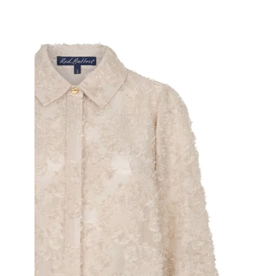 Red Button Rb blouse fringes stone - Image 3