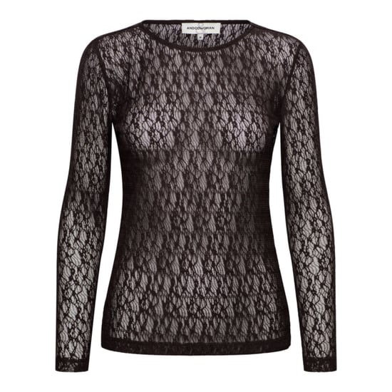 &Co Woman & co woman lace top tris-choco - Image 1