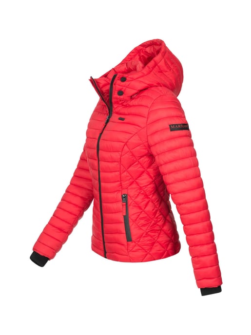 Marikoo women’s quilted jacket Samtpfote with detachable hood & ribbed cuffs - Image 2