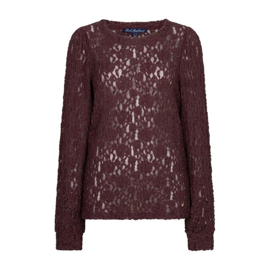 Red Button Rb top lace burgundy - Image 1