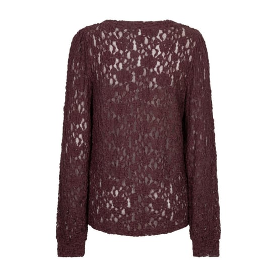 Red Button Rb top lace burgundy - Image 2