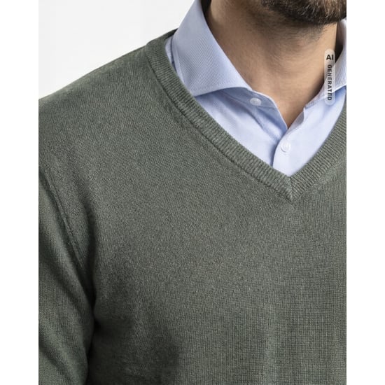 Campbell Trui v-hals donker - Image 5
