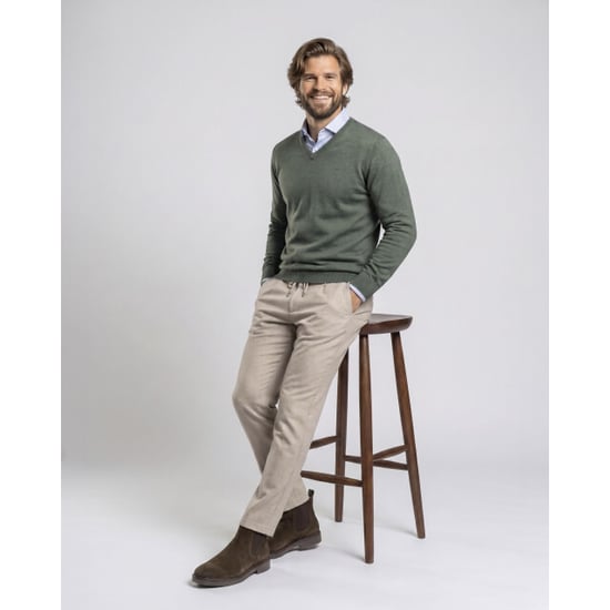 Campbell Trui v-hals donker - Image 6