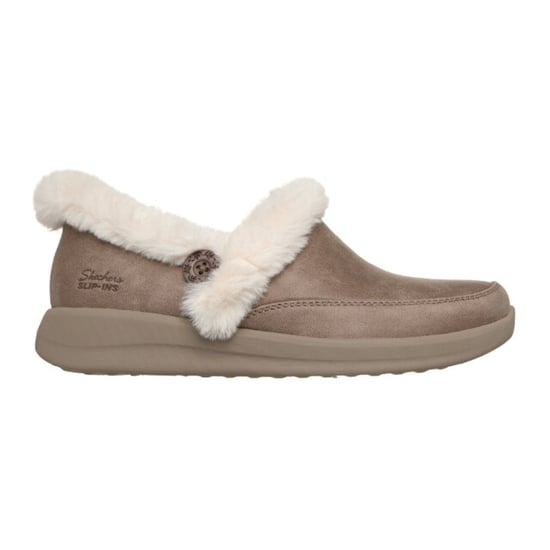 Skechers 168114 tpe-taupe performtex-faux fur - Image 1
