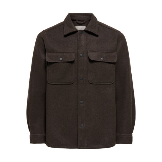 Only & Sons Only & sons onsash wool look overshirt - Image 1