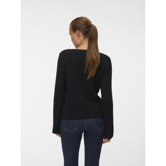 Vero Moda Vienna wrap cardigan met gouden knopen - Image 2