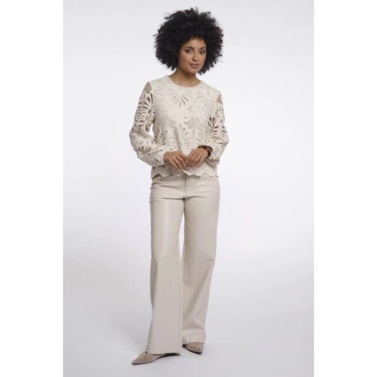 Rino & Pelle Jaike.7002611 rino en pelle long balloon sleeve blouse birch - Image 2