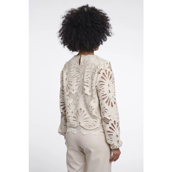 Rino & Pelle Jaike.7002611 rino en pelle long balloon sleeve blouse birch - Image 3