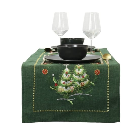 Unique Living embroiderie serena 40x110cm - - Image 1