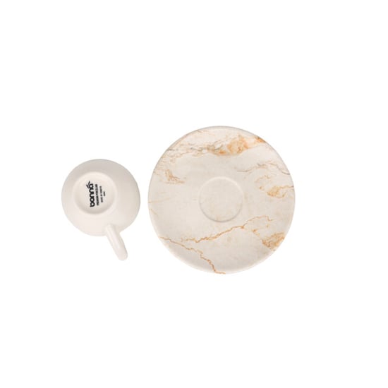 Bonna Espresso kopjes & schotel granix porselein set van 6 - Image 4