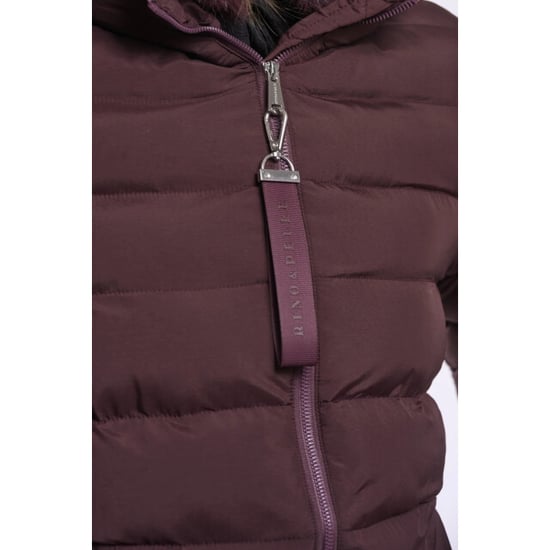 Rino & Pelle Hudson.7002612 rino en pelle padded coat with detachable collar fudge cloak - Image 4