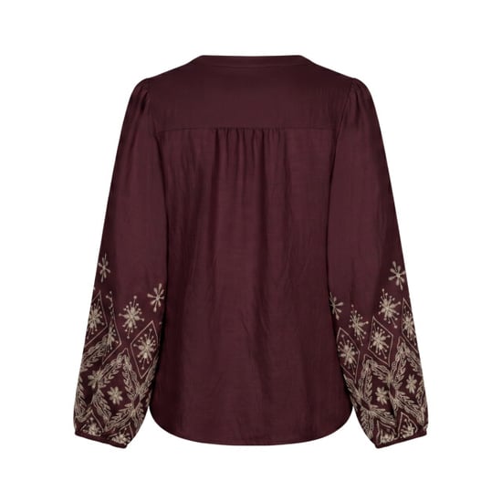 Red Button Blouse embroidery - Image 2