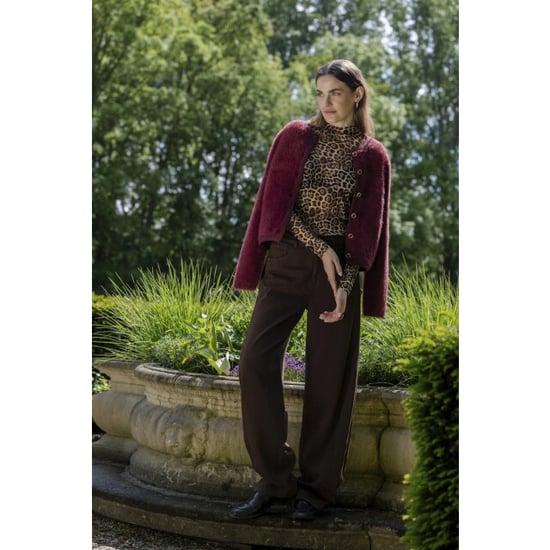 Geisha 64508-10 480 cardigan hairy burgundy - Image 3