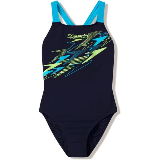 Speedo medley logo medalist 1p bla/grn wedstrijd badpak dames - - Image 1