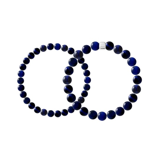 Set of 2 PROTECTION Bracelets (to be worn together or separately) PROTECTION - Hawk Eye (Blue - Image 1
