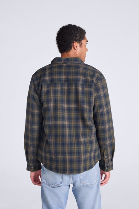 'Seth' Men's Fleece Bonded Shacket Comfy Warm Jacket - Image 4