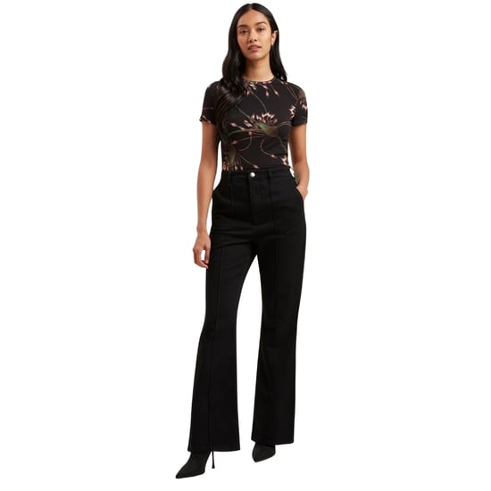 Ted Baker Lexiii Printed Fitted Black T-shirt - Image 3