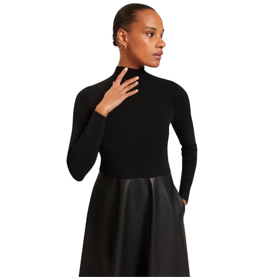 Ted Baker Midi-jurk Met Rok Van Imitatieleer - Image 3