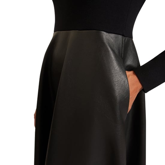 Ted Baker Midi-jurk Met Rok Van Imitatieleer - Image 4