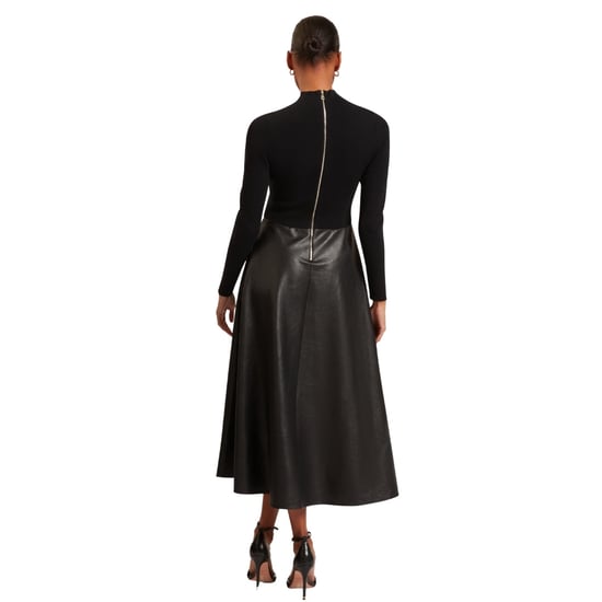 Ted Baker Midi-jurk Met Rok Van Imitatieleer - Image 6