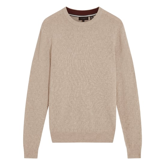 Ted Baker Sainsy T-sömnad Rund Halsringning I Naturlig Färg - Image 1