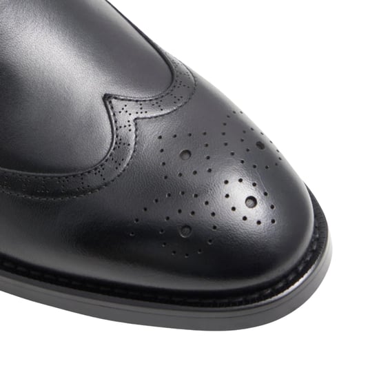 Ted Baker Hacknie Wing Tip Black Dress Shoe - Image 3