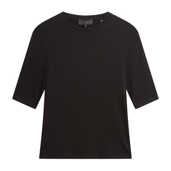 Ted Baker Casy Fitted Half Sleeve Chest Branded Top - Image 1