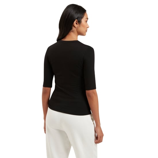 Ted Baker Casy Fitted Half Sleeve Chest Branded Top - Image 3