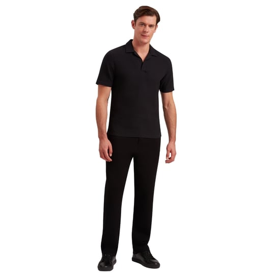 Ted Baker Nutrit Regular Gebreide Zwarte Broek - Image 3