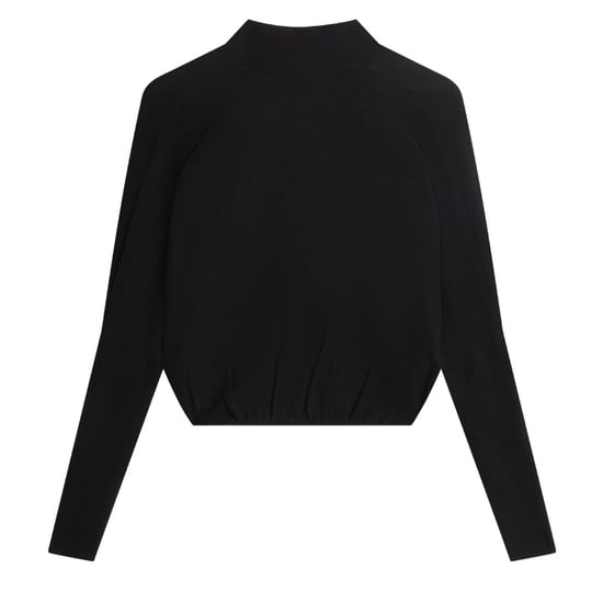 Ted Baker Gabrlaa Circular Knit Cropped Shrug Black Cardigan - Image 2