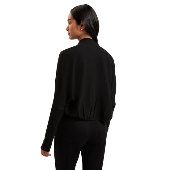 Ted Baker Gabrlaa Circular Knit Cropped Shrug Black Cardigan - Image 4