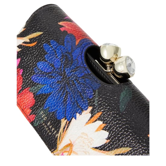 Ted Baker Amaliah Printed Rose Detail Black Bobble Purse - Image 3